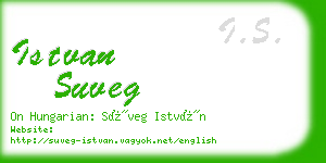 istvan suveg business card